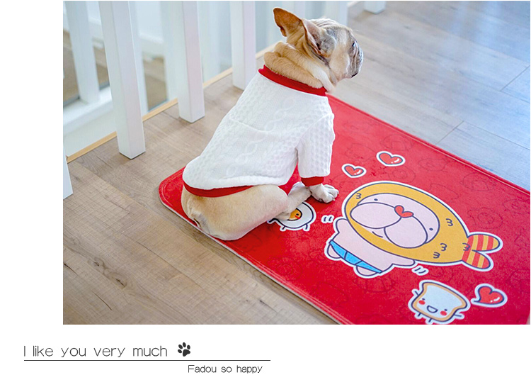 Dog Mat Lawn Bốn mùa Ngủ Mat Mat Mat Thảm Lông cừu Nest Mat Thời trang sáng tạo Dog Cat Mat Mat Ngủ Mat - Cat / Dog hàng ngày Neccessities Bát an đôi cho chó