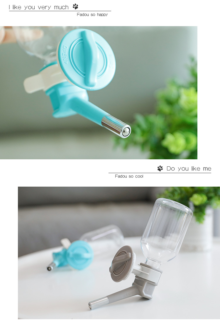 Vật nuôi treo bình nước treo ấm nước cho chó mèo uống nước tạo tác tự động cho ăn nước xô Teddy chậu nước - Cat / Dog hàng ngày Neccessities Hộp đựng thức ăn cho chó