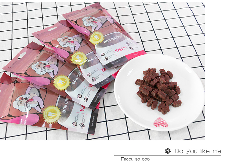 Yahe thịt bò hạt chó ăn nhẹ phương pháp thú cưng chiến đấu Bago Teddy chó nhỏ và vừa huấn luyện chó thưởng thức ăn nhẹ huấn luyện 100g - Đồ ăn vặt cho chó thức ăn cho chó royal canin
