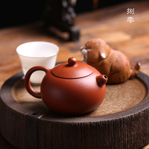 Authentic Yixing Zisha teapot original mine Zhumugongfu tea set made tea pot famous pure handmade small jade milk Xi Shi Shi pot
