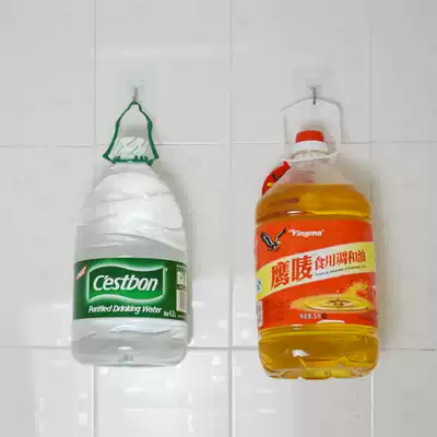 Kitchen sticky hook strong load-bearing strong adhesive hook bathroom suction cup mosquito net hanging ceiling wall-mounted door rear adhesive hook