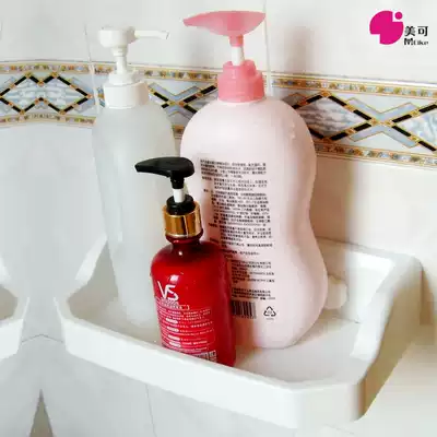 Bathroom rack Wall wall-mounted powerful dressing room rack suction disc toilet toilet toilet wash table storage rack