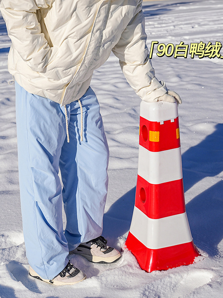 Tangshi Group Desso Women's down Pants Waterproof Windproof Casual Ski Pants for Northeast Temperatures Below -40 Degrees Snow Pants