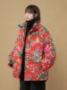 Tangshi Group Desso Northeast Floral Jacket Cold-Resistant Warm White Duck down Puffer Jacket Unisex Coat for Women