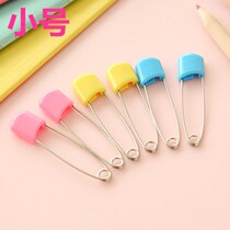Infant safety pin baby saliva towel pin candy color children handkerchief pin 40mm Garden Small