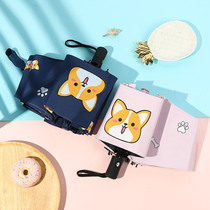 Umbrella Female Sunny and rain Umbrella Large sunscreen Anti-UV shading umbrella Full automatic umbrella student portable sun umbrella