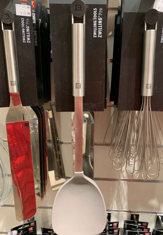 Canada Straight Mail Double Silicone Pan Shovel Stainless Steel Shovel Soup Spoon