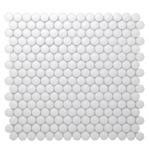 Европейская простая круглая мозаика черно -белая серая керамика стена тибетская тибетская плитка