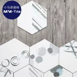 Северная геометрическая шестигранная кирпичная конфеты глазурь ins intro плитка туалетная кухня стена кирпич против стекла