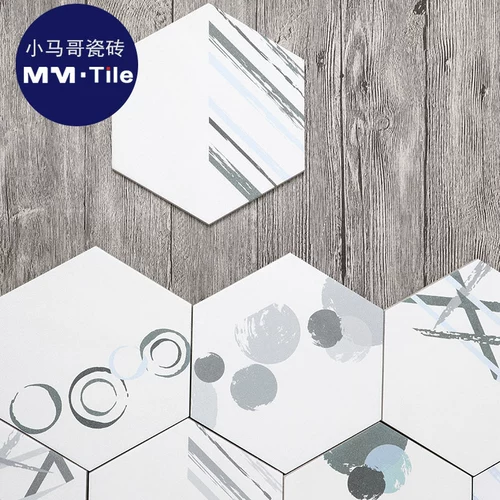 Северная геометрическая шестигранная кирпичная конфеты глазурь ins intro плитка туалетная кухня стена кирпич против стекла