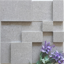 Grey Mosaic Tiles Background Wall Sticker Natural Stone Grey Girl Balcony 3d Stereoculture Stone Genguan Living-room