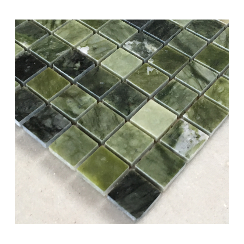 Green Marble Mosaic Wall Sticker Pool Stone Apple Cider Green Bar floor tiles Xuanguan Makeup Room Tile Fish Pond