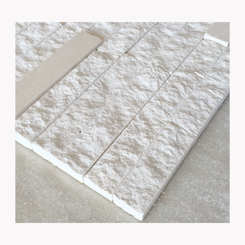 Рисовая белая каменная мозаичная наклейка 3D натуральный мраморный белый песок