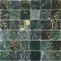 Ink Green Mosaic Wall Patch Natural Marble Large Flower Green Forest Green Swimming Pool Bar Terrace Fish Pool Bathroom Exterior Wall