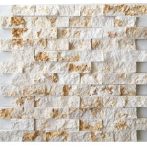 Natural marble mosaic wall applique stone gold Bilge section Living room background wall Balcony Bar Terrace Toilet tiles