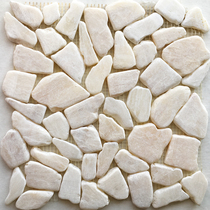 Rice Yellow Natural Stone Mosaic Wall Appliqued Marble Rosin Jade Shatter Cobble Bar Pool Toilet