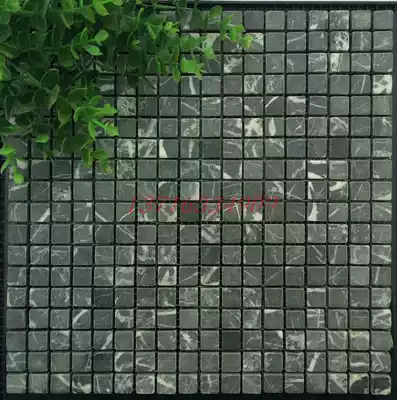 Antique stone mosaic wall sticker marble black and white root pool cultural stone waistline bathroom dressing room background wall