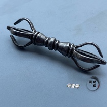 Retro Tibetan Buddhist instrument Tiantie Vajra Pestle Vajra Prong Vajra Knife Tiantie cast Puba five-pronged Vajra Pestle