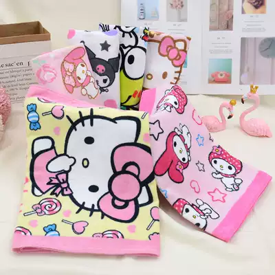 Thin Melody kitty Kurumi cotton cartoon towel absorbent face towel cute girl heart soft