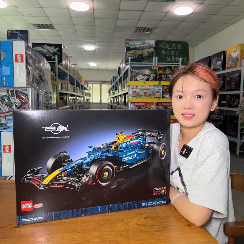 Lego 42206 Red Bull Racing Team Rb20 F1 Racing Car Building Block Model Toy Collection Ornament
