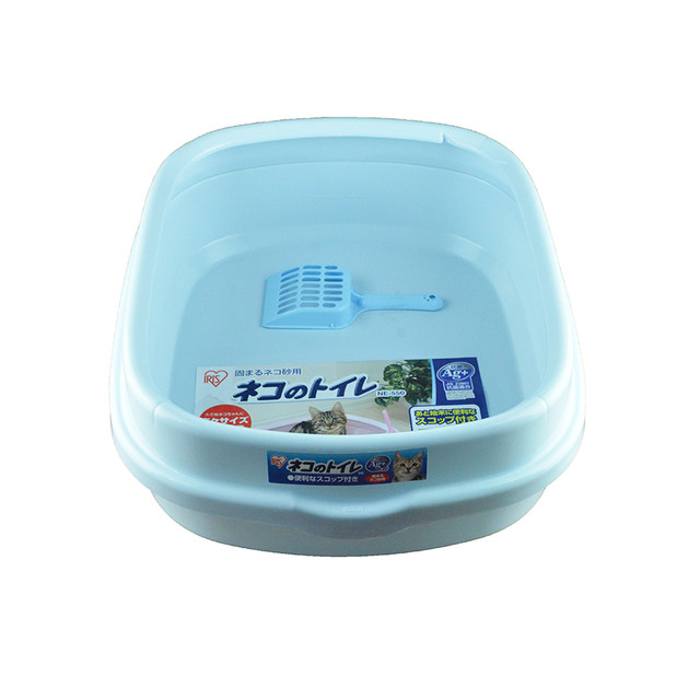 Japan's IRIS semi-enclosed cat litter box with large space and extra large size suitable for fat cats