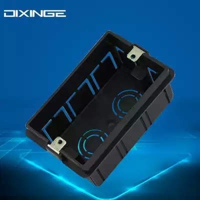 Italian standard American American concealed junction box with movable ear concealed bottom box concealed switch box