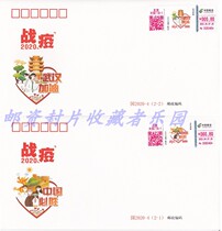 2020 War Epidemic Original Folder DSJ2020-02 Electronic Stamp Epidemic Commemorative Postcard