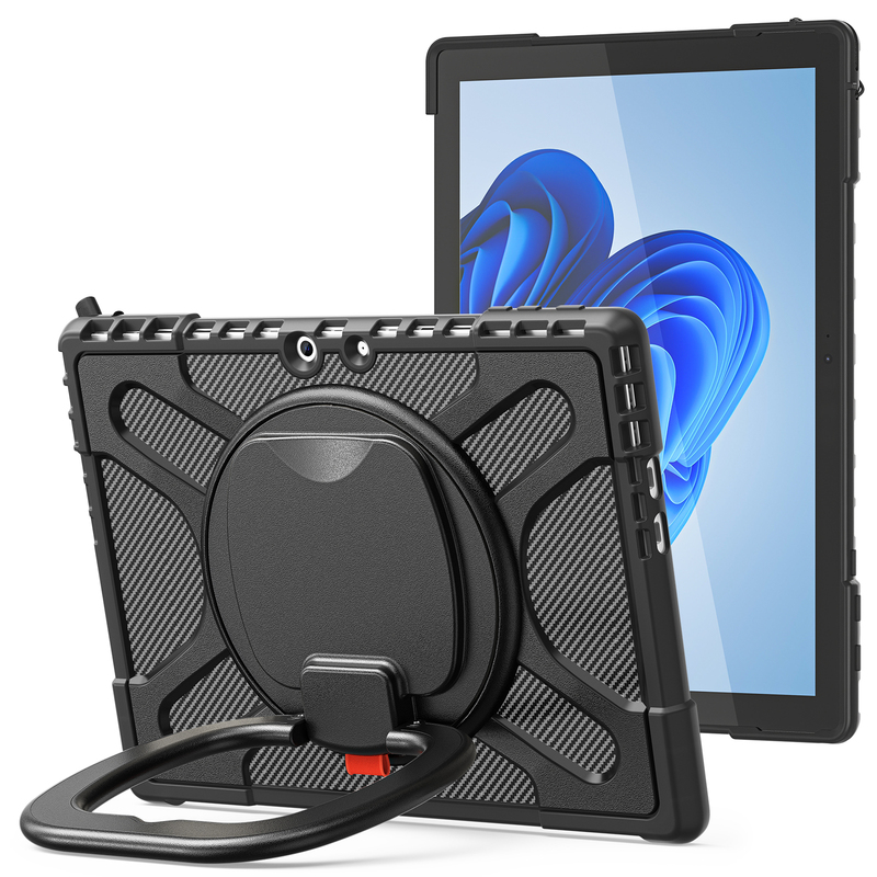 The Computer Case Is Suitable for Microsoft Surface Pro 11/10/9/8/7/6/5 Generation 2-in-1 Tablets with Built-In Stand, Protective Cover for Go4/3/2, Compatible with Original Keyboard, Rotatable and Can Be Used Vertically