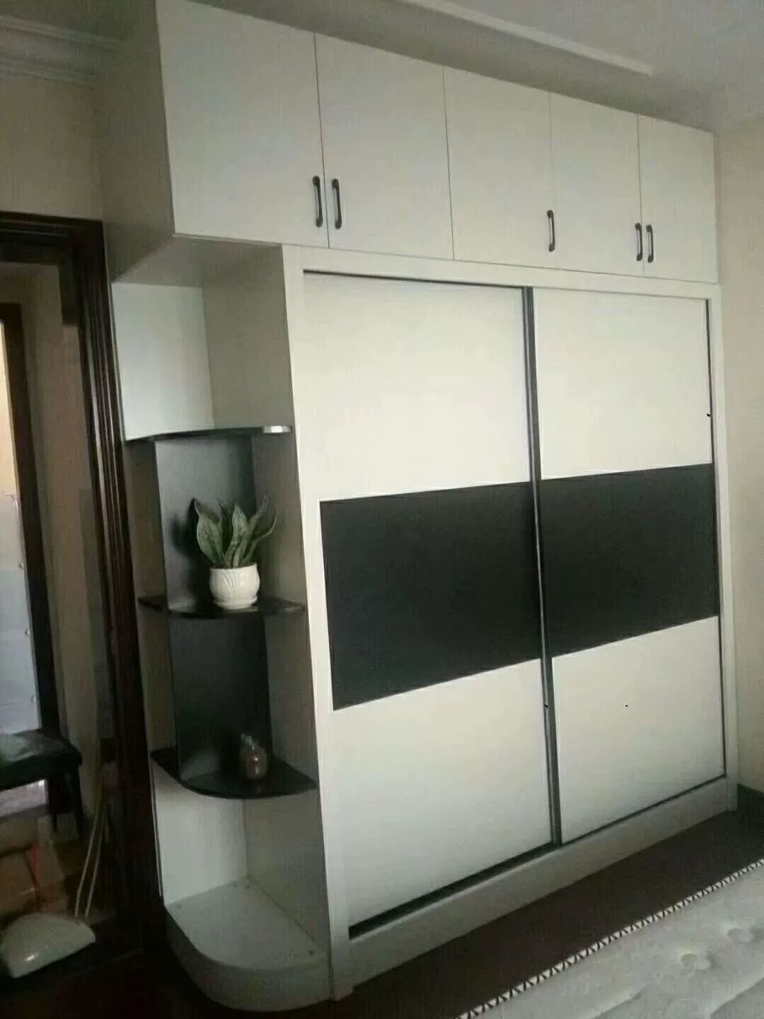 Nhà máy sản xuất đồ nội thất Trùng Khánh ván dăm gỗ rắn nhiều lớp ván tủ quần áo phong cách nông thôn hiện đại Châu Âu tatami kết hợp tùy chỉnh tổng thể - Buồng