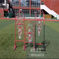 Basketball Pass training equipment Pass training Circle Hit the ground pass Chest pass rack Pass device