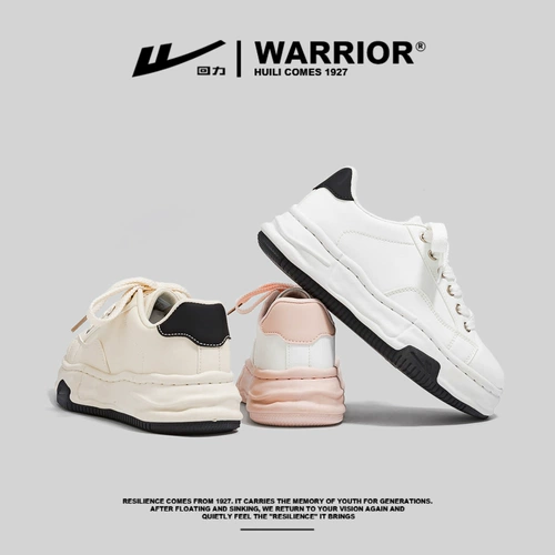 Warrior, Tide, осенние белые кеды, универсальные кроссовки, коллекция 2024 года