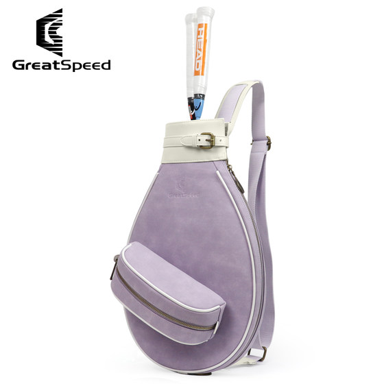 GreatSpeed ​​​​테니스 가방 24 년 신작 배드민턴 가방 배낭 성인 어깨 복고풍 가방 남녀