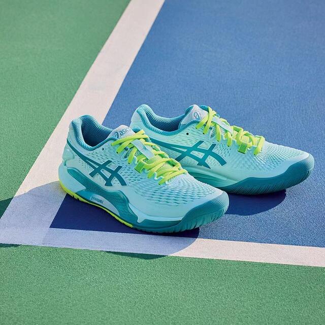 ເກີບເທນນິສມືອາຊີບ Asics R9 Australian Open RS8 ຜູ້ຍິງ BOSS wide-last ເກີບກິລາຕ້ານການຊ໊ອດສະລິບ