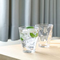 Japan Imports 4 Suits of Unleaded Glass Cup Glass Beer Cups Milk Cup juice Cold Drink Cup Drink Cup