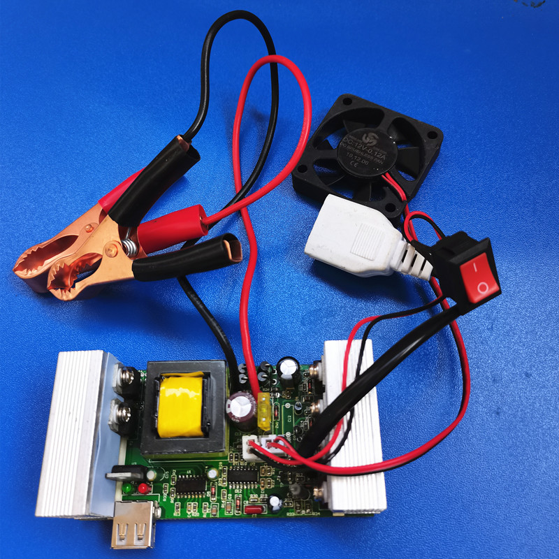 12V Boost 220V Quasi Sine Wave Inverter Board 200W Frequency 50HZ Home Fan Amendment Wave 200 W-Taobao