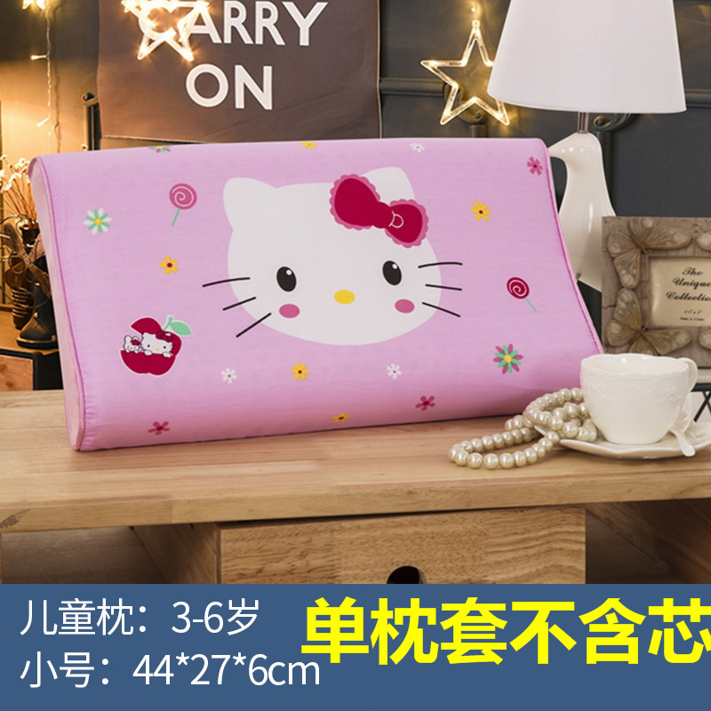 Vỏ gối cotton trẻ em Thái Lan 44x27x6 bộ nhớ cao và thấp 50x30 vỏ gối trẻ em gối bông gối đôi