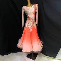 Customized Pans Dance Dress Modern Dance Dress National Standard Dance Show Dressing Waltz Competition Dress Drill Drilling