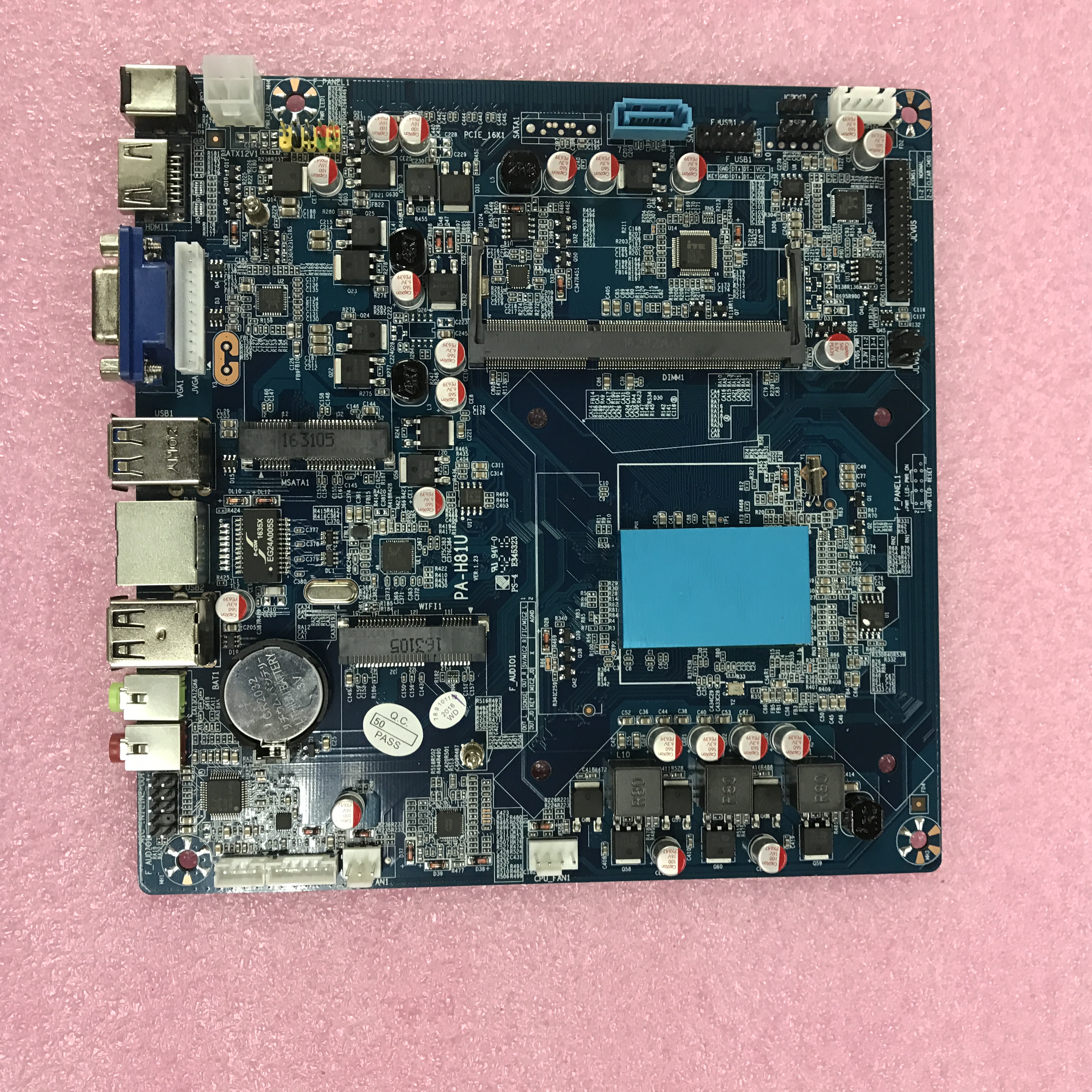 Mini motherboard ITX motherboard industrial control advertising motherboard HTPCAll motherboard integrated 5th generation i5 5200u