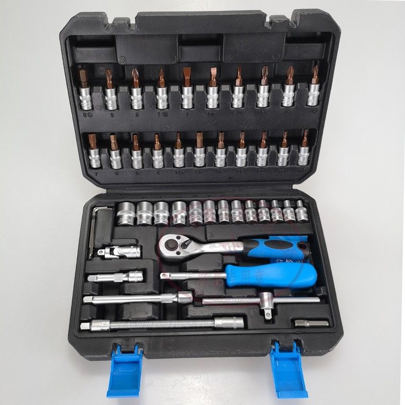 1 4 Dongliang 46 pieces 6 3mm socket wrench combination tool 1 4 inch socket wrench quick ratchet socket wrench set
