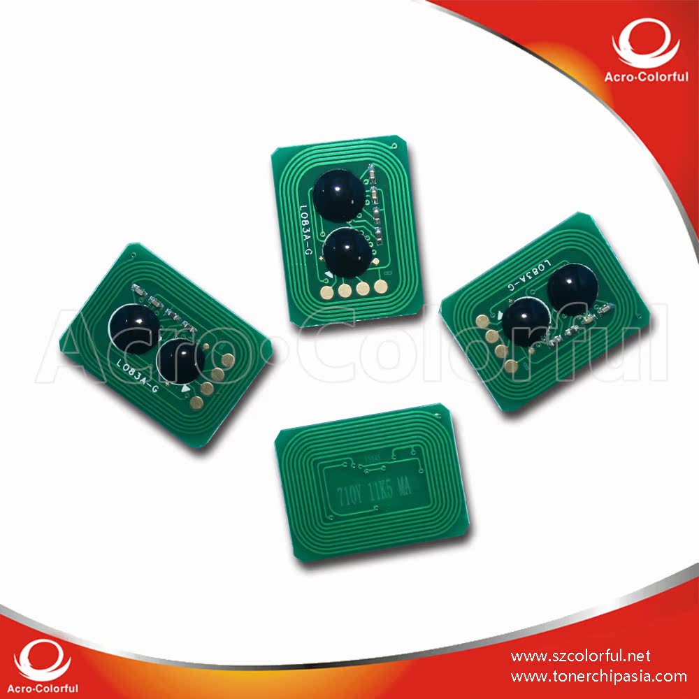 Compatible with OKI C710 711 toner cartridge chip powder box counting chip printer supplies accessories