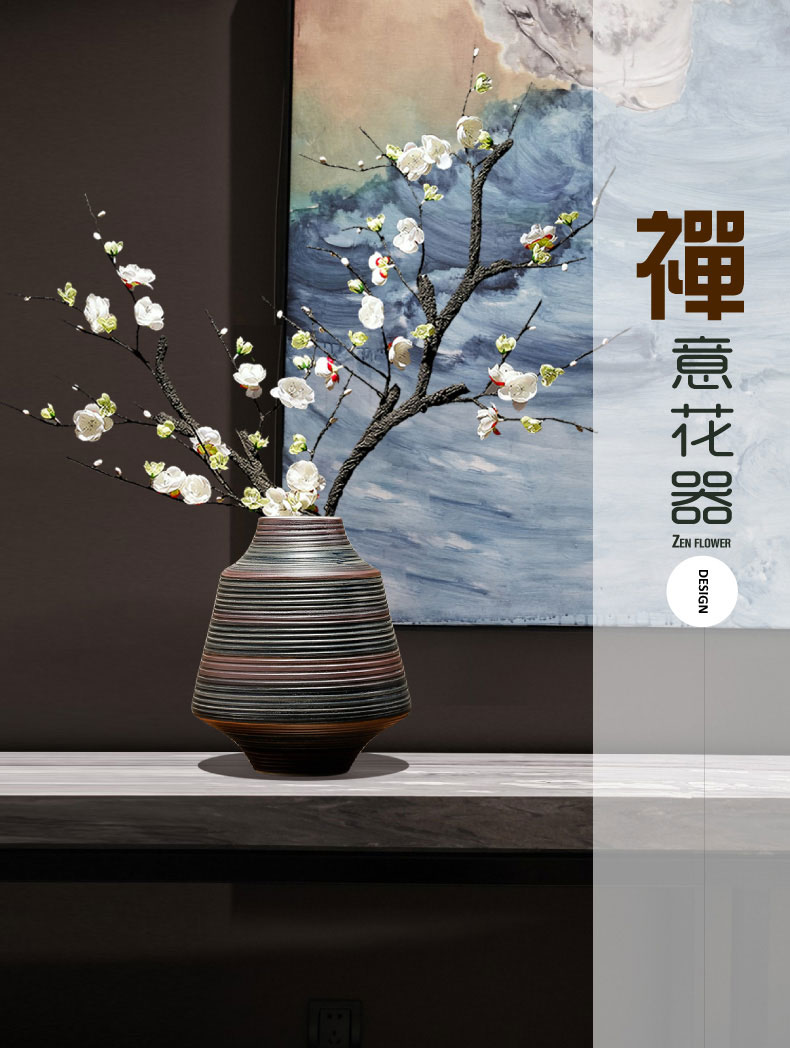 Jingdezhen new Chinese vase furnishing articles table decorations sitting room porch ark, dry flower arranging flowers, indoor decoration ideas