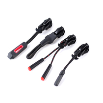 New product No. 5 No. 7 nylon waterproof zipped head zinc alloy PU leather automatic lock anti-buckle piella bag pull lock