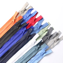 No 5 resin zipper injection molding rubber teeth cotton coat jacket down jacket overalls fire clothing zipper custom production