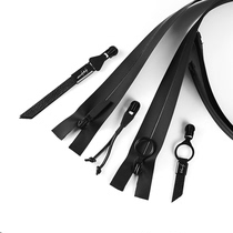 No 5 waterproof dew white gold German imported high temperature resistant film jacket down jacket cotton jacket stormtrooper long zipper