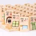 Trẻ em của Dominoes biết chữ khối xây dựng 3-5 tuổi đồ chơi giáo dục kỹ thuật số ký tự Trung Quốc Domino bằng gỗ 100 viên