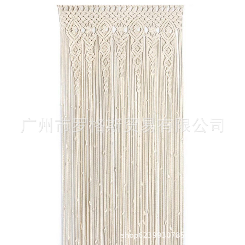 Гобелен 北欧ins手工编织挂毯波西米亚棉绳文艺门帘窗帘隔断挂毯