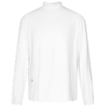 Lilang Official Long Sleeve Sweatshirt Mens Half Turtle Collar 2024 Autumn New Printed Mens Stretch Slim T-shirt Top