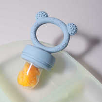Fully silicone baby fruit bite bag for infants and young children fruit and vegetable food supplement baby eating fruit artifact food bite bag