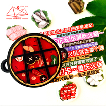 Mountain City gift good creative 3D wooden refrigerator sticker refrigerator sticker Chongqing original souvenir travel souvenir