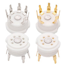 GZC7-Y electronic tube holder socket new ceramic small 7-pin tube holder 6X4 EAA91 6J1 and other PCB in stock